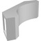 Ekena Millwork 4-in. W x 10-in. D x 10-in. H Legacy Architectural Grade PVC Knee Brace BRCP04X10X10LEC - alternate 5